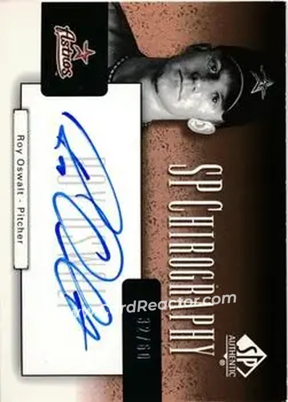 2004 SP Authentic - SP Chirography Duo Tone Bronze #CA-RO - Roy Oswalt - Houston Astros - Front
