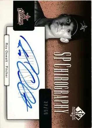 2004 SP Authentic - SP Chirography Duo Tone Bronze #CA-RO - Roy Oswalt - Houston Astros