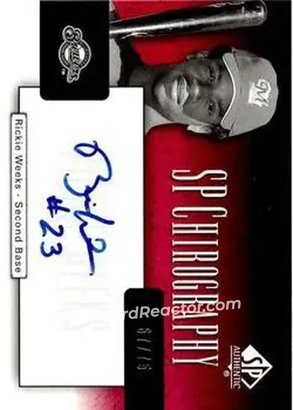 2004 SP Authentic - SP Chirography Duo Tone #CA-RW - Rickie Weeks - Milwaukee Brewers - Front
