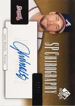 2004 SP Authentic - SP Chirography Gold #CA-SM - John Smoltz - Atlanta Braves