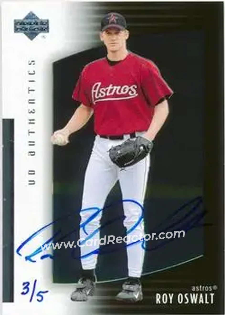 2004 SP Authentic - Autographed Buybacks #89 - Roy Oswalt - Houston Astros - Front