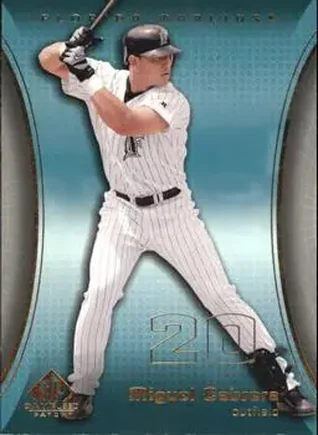 2004 SP Game Used Patch #1 - Miguel Cabrera - Florida Marlins