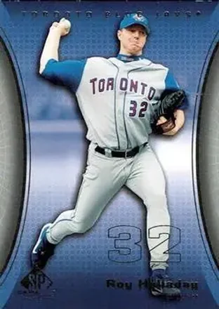 2004 SP Game Used Patch #25 - Roy Halladay - Toronto Blue Jays