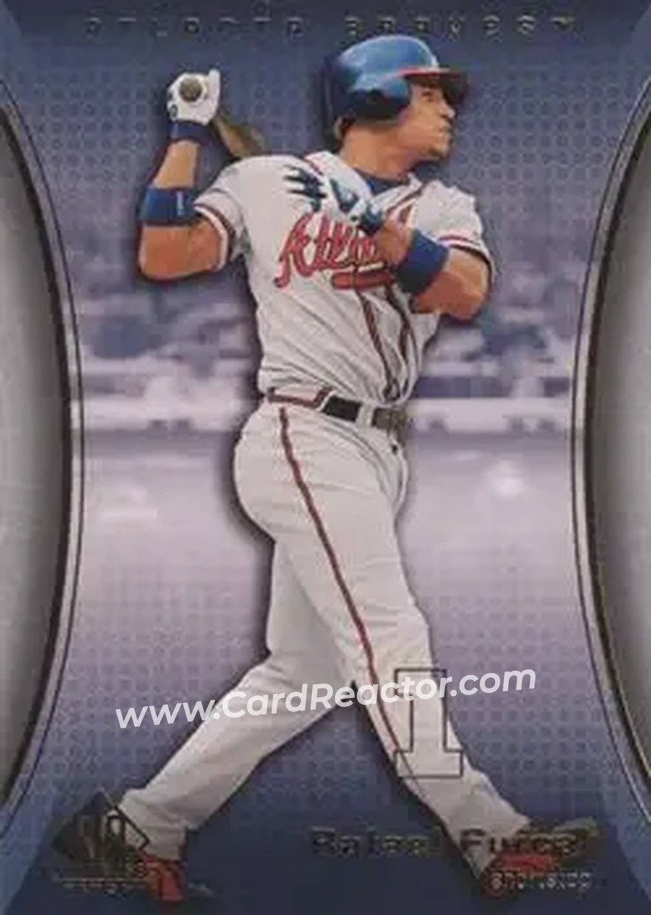 2004 SP Game Used Patch #34 - Rafael Furcal - Atlanta Braves - Front
