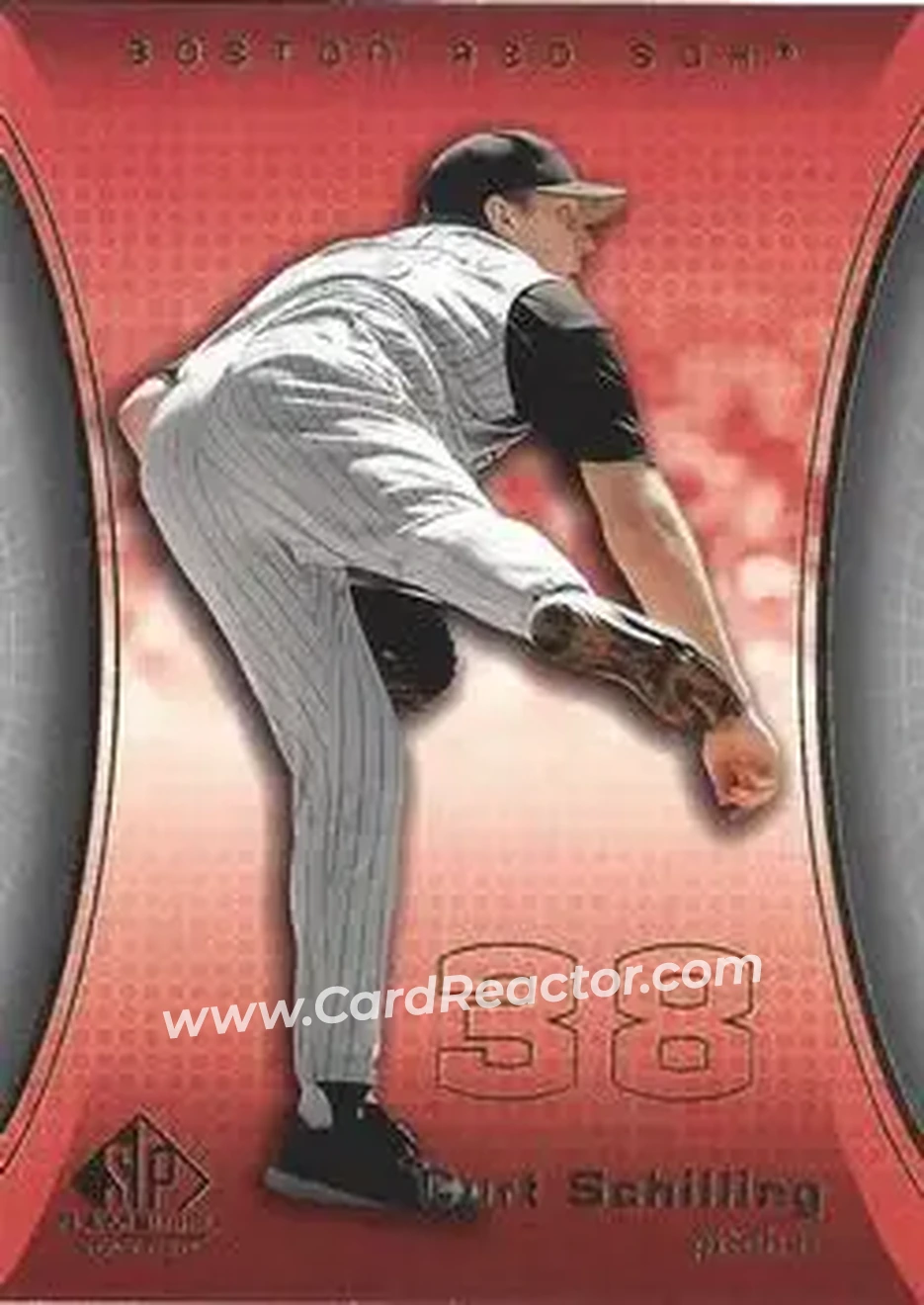 2004 SP Game Used Patch #54 - Curt Schilling - Boston Red Sox - Front