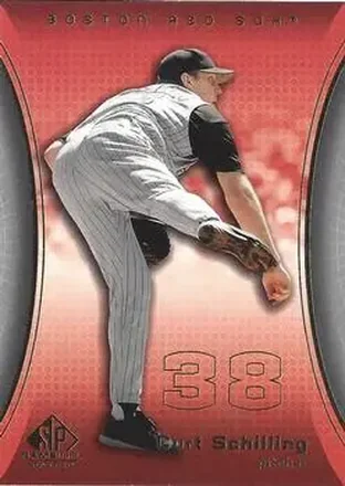 2004 SP Game Used Patch #54 - Curt Schilling - Boston Red Sox
