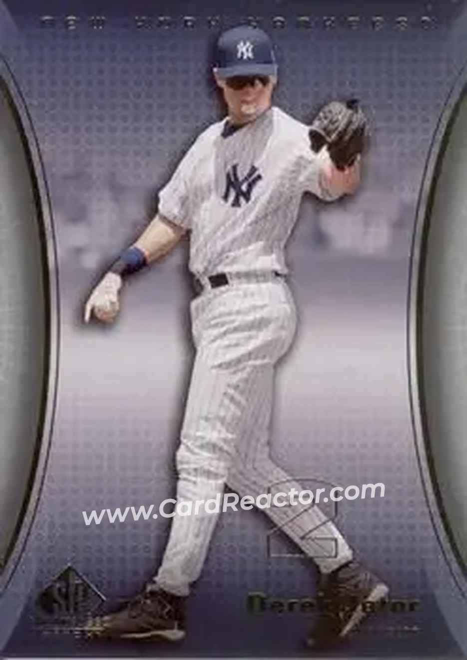 2004 SP Game Used Patch #58 - Derek Jeter - New York Yankees - Front