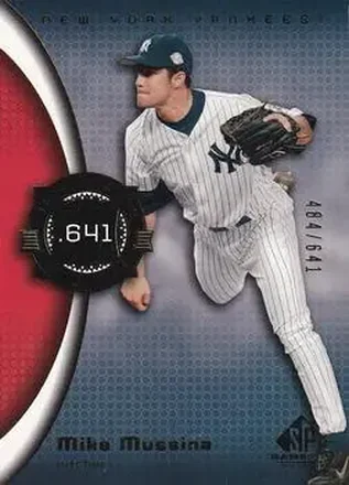 2004 SP Game Used Patch #78 - Mike Mussina - New York Yankees