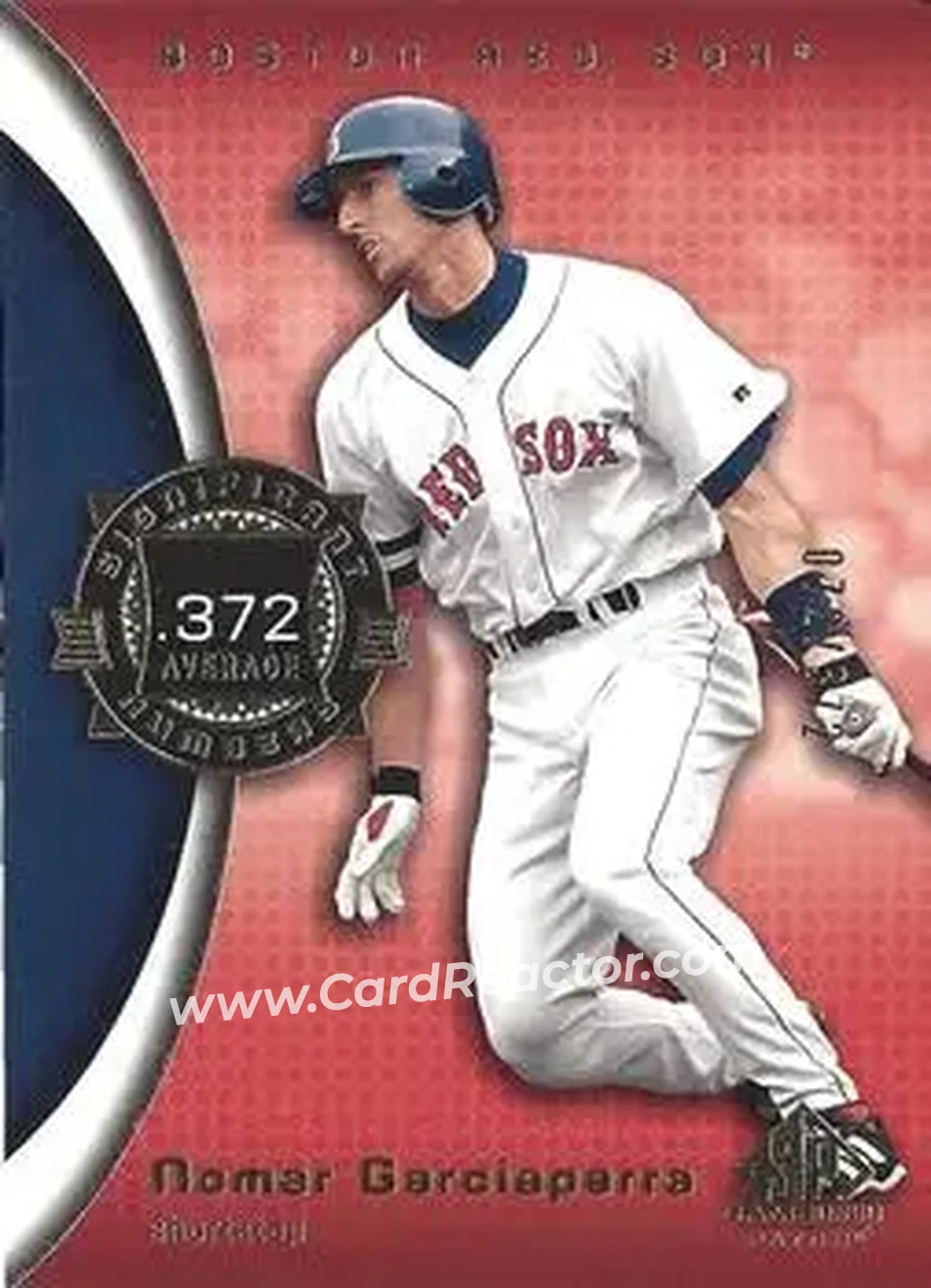 2004 SP Game Used Patch #86 - Nomar Garciaparra - Boston Red Sox - Front