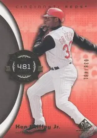 2004 SP Game Used Patch #87 - Ken Griffey Jr. - Cincinnati Reds