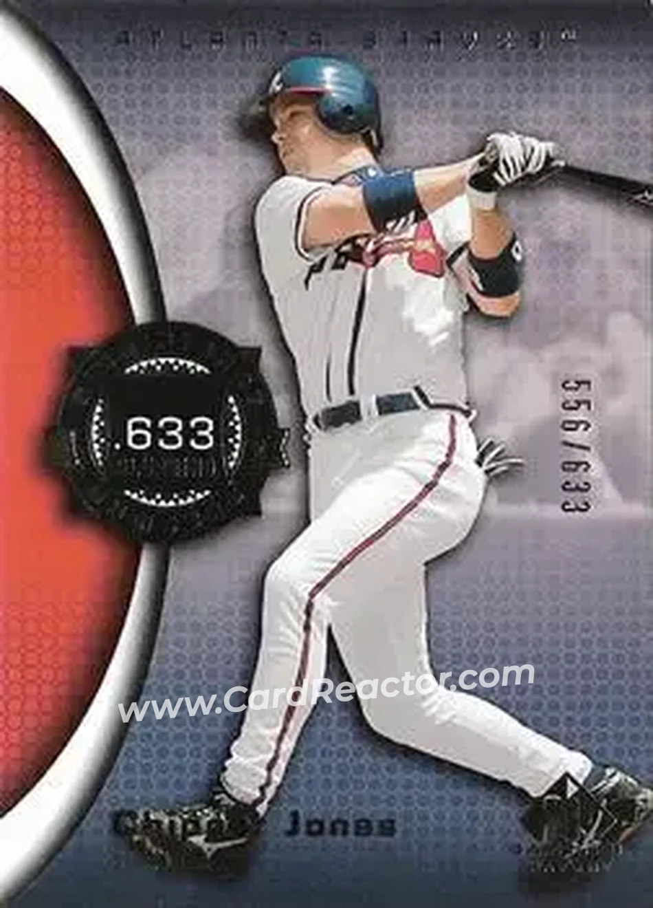 2004 SP Game Used Patch #88 - Chipper Jones - Atlanta Braves - Front
