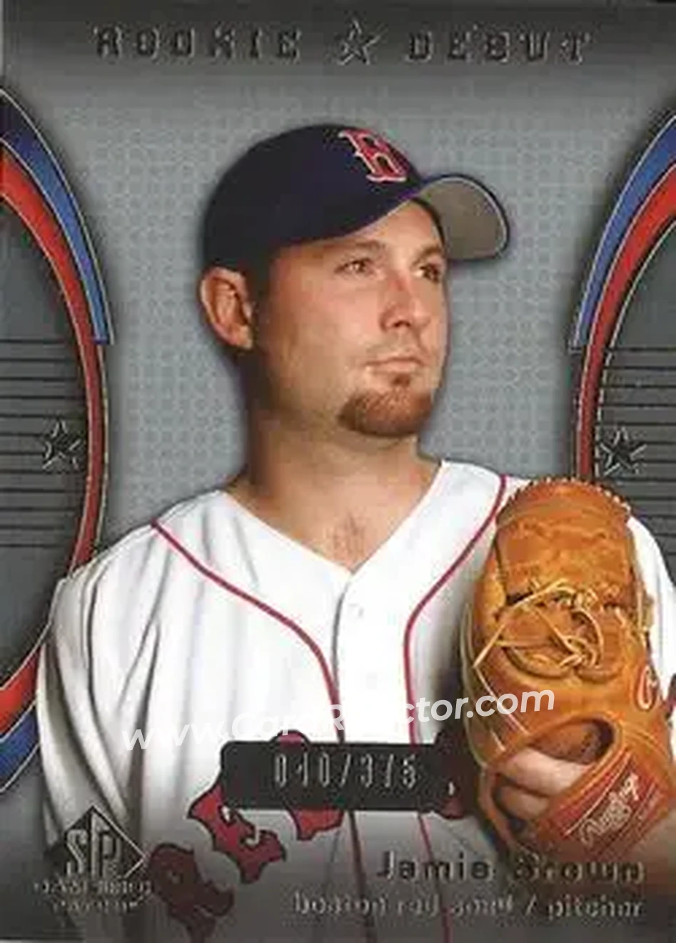 2004 SP Game Used Patch #101 - Jamie Brown - Boston Red Sox - Front