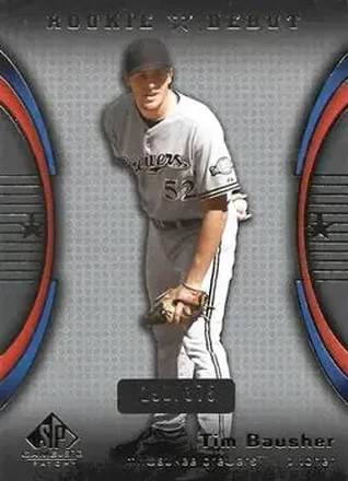 2004 SP Game Used Patch #118 - Tim Bausher - Milwaukee Brewers