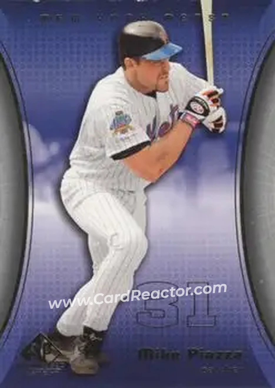 2004 SP Game Used Patch #9 - Mike Piazza - New York Mets - Front