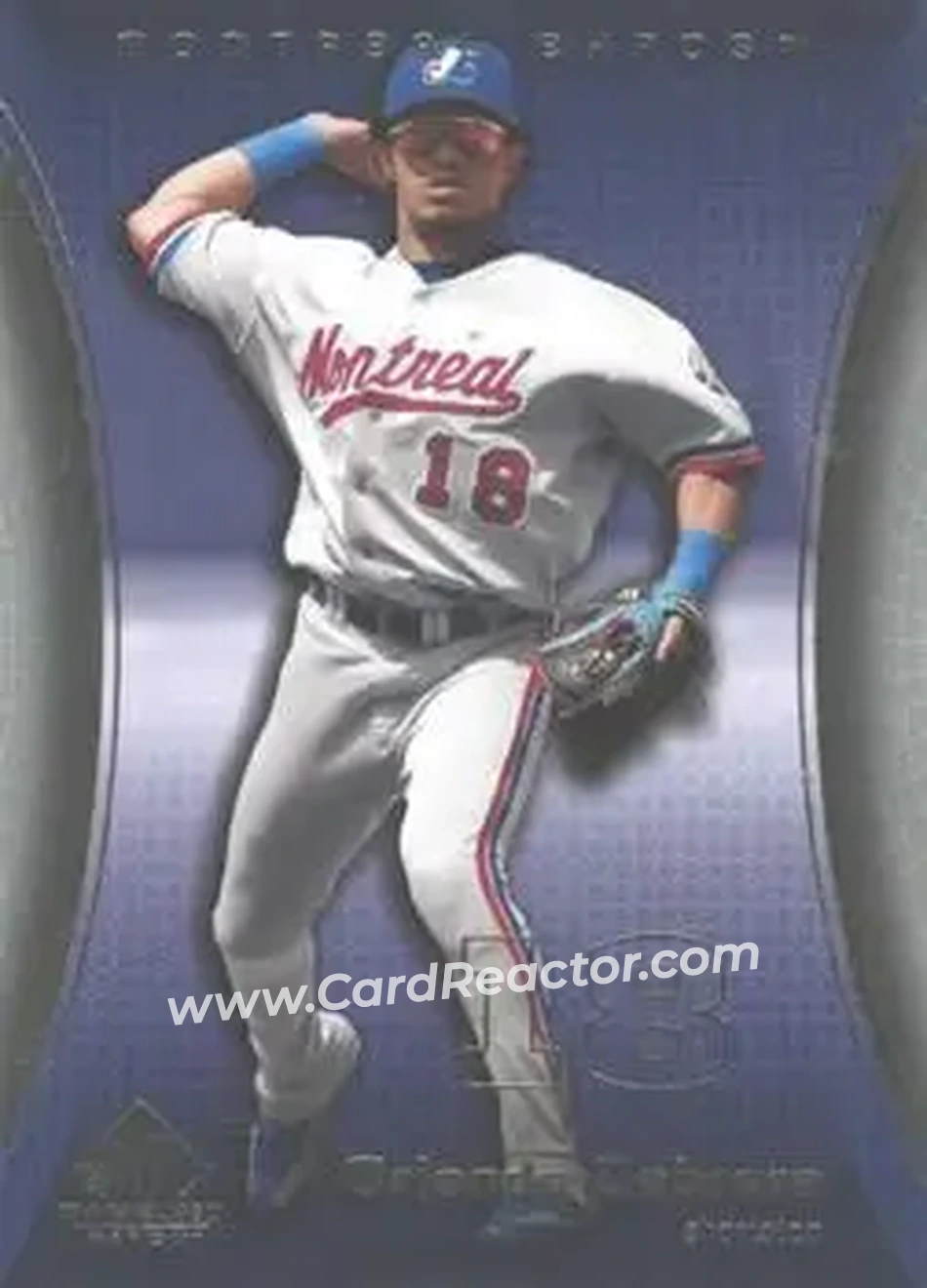 2004 SP Game Used Patch #13 - Orlando Cabrera - Montreal Expos - Front