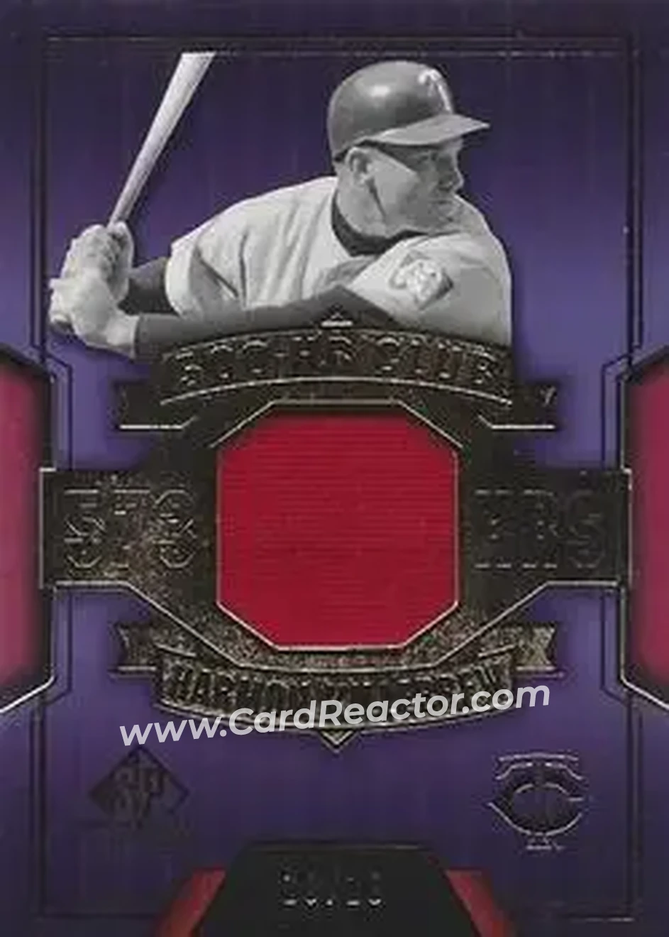 2004 SP Game Used Patch - 500 HR Club #HRC-HK - Harmon Killebrew - Minnesota Twins - Front