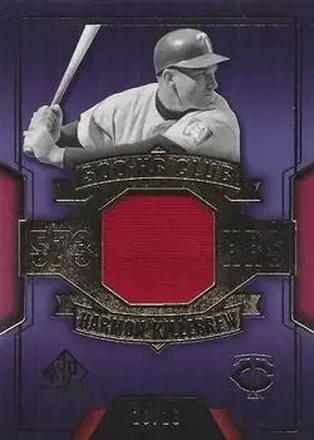 2004 SP Game Used Patch - 500 HR Club #HRC-HK - Harmon Killebrew - Minnesota Twins