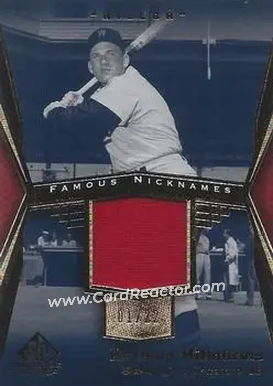 2004 SP Game Used Patch - Famous Nicknames #FN-HK - Harmon Killebrew - Minnesota Twins - Front