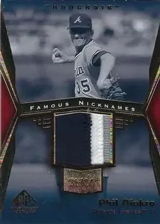2004 SP Game Used Patch - Famous Nicknames #FN-PN - Phil Niekro - Atlanta Braves