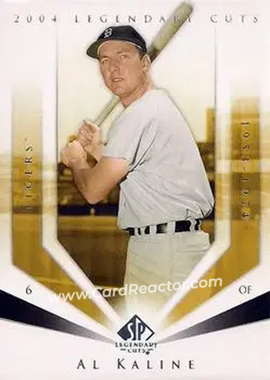2004 SP Legendary Cuts #1 - Al Kaline - Detroit Tigers - Front