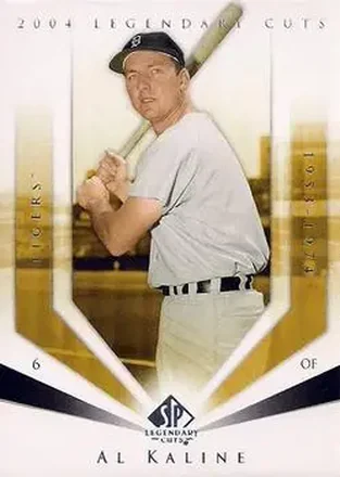 2004 SP Legendary Cuts #1 - Al Kaline - Detroit Tigers