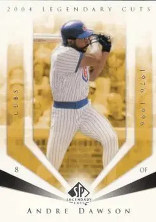 2004 SP Legendary Cuts #4 - Andre Dawson - Chicago Cubs