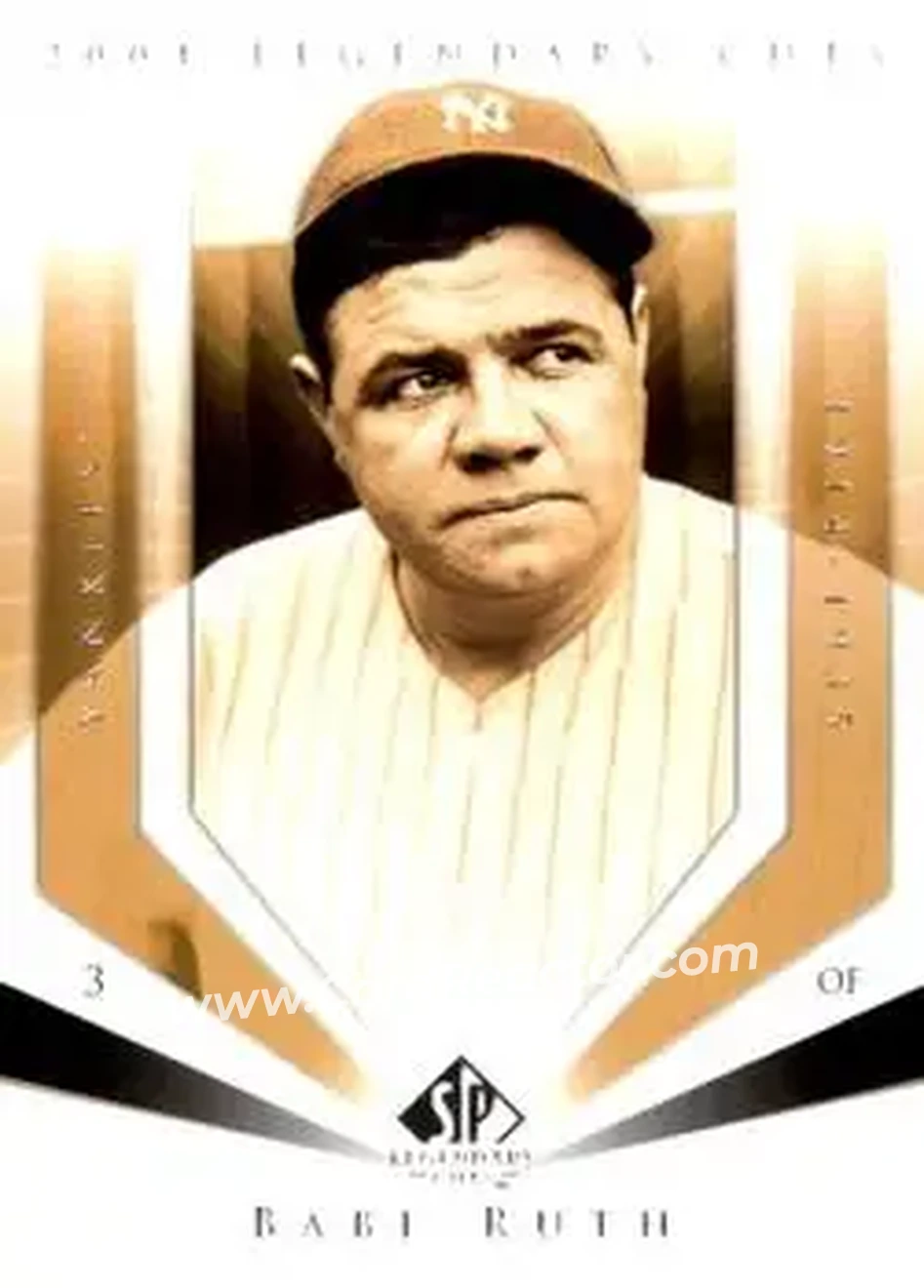 2004 SP Legendary Cuts #5 - Babe Ruth - New York Yankees - Front