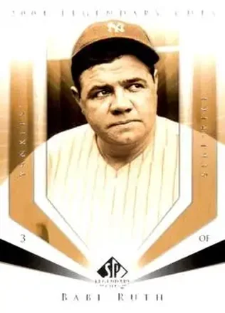 2004 SP Legendary Cuts #5 - Babe Ruth - New York Yankees