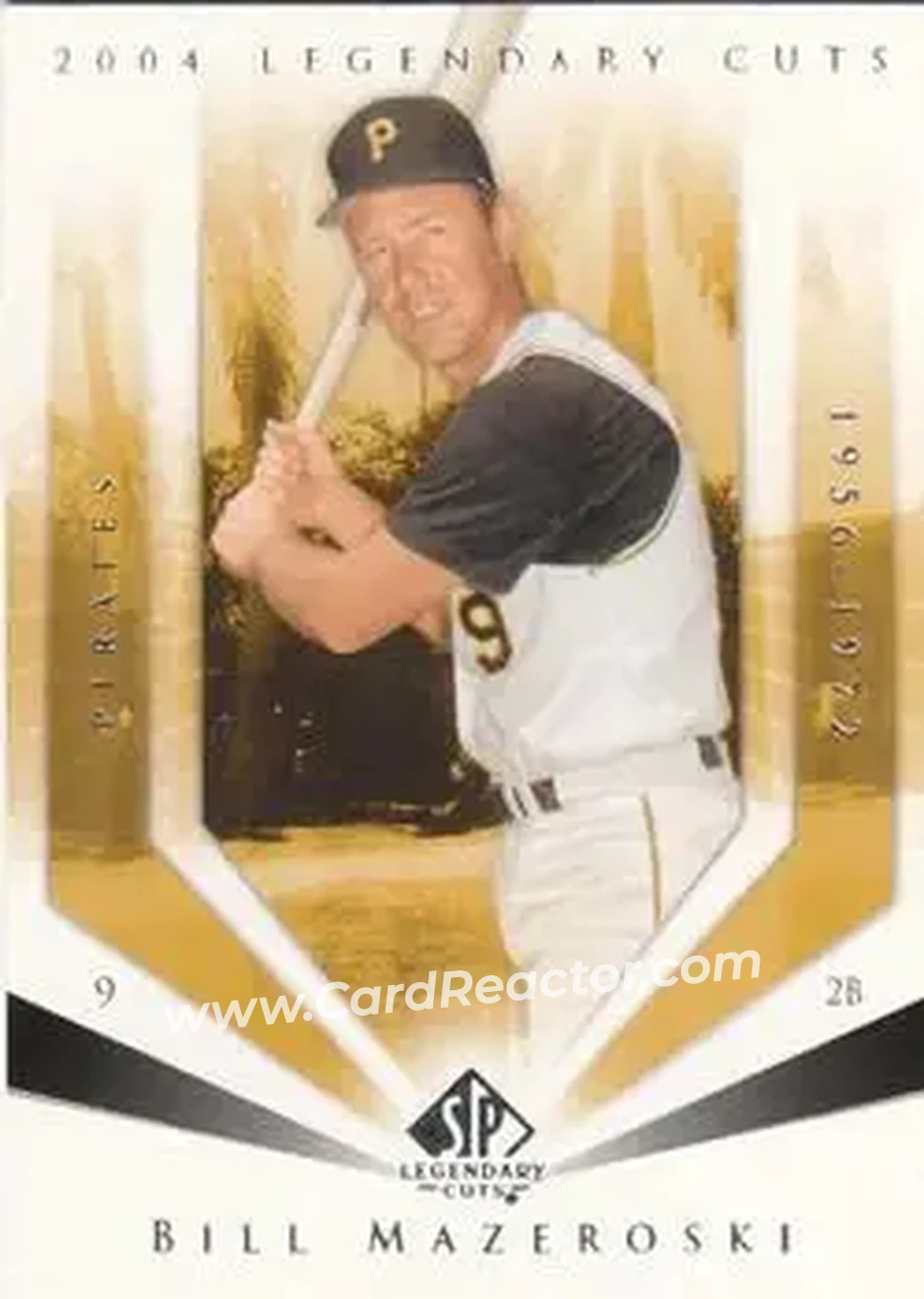 2004 SP Legendary Cuts #7 - Bill Mazeroski - Pittsburgh Pirates - Front