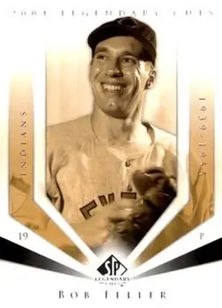 2004 SP Legendary Cuts #10 - Bob Feller - Cleveland Indians
