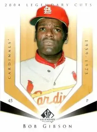 2004 SP Legendary Cuts #11 - Bob Gibson - St. Louis Cardinals