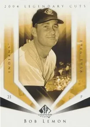 2004 SP Legendary Cuts #12 Bob Lemon
