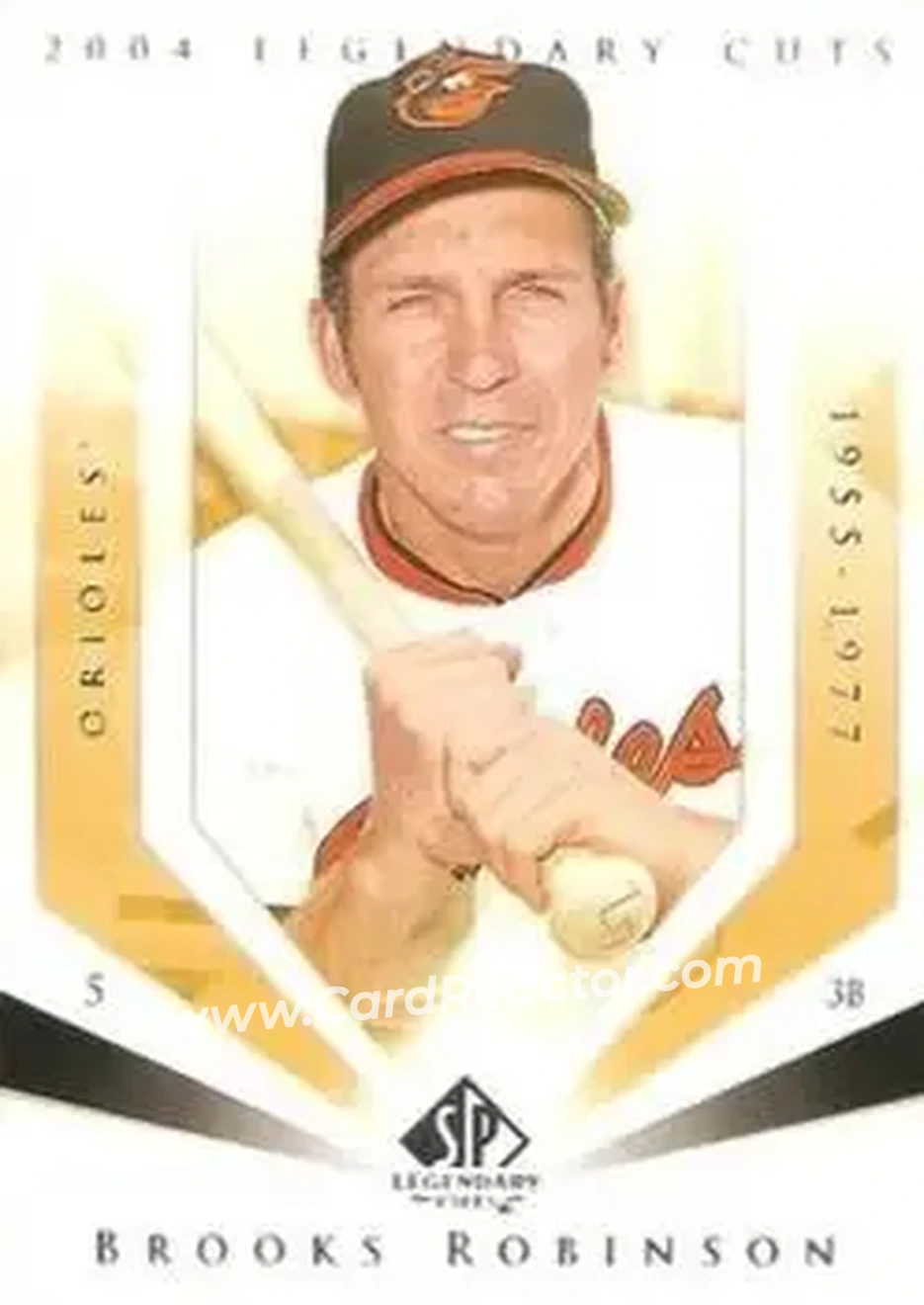 2004 SP Legendary Cuts #14 - Brooks Robinson - Baltimore Orioles - Front