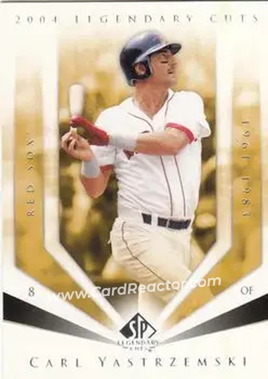2004 SP Legendary Cuts #16 - Carl Yastrzemski - Boston Red Sox - Front