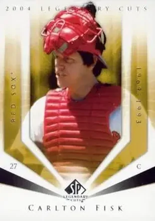 2004 SP Legendary Cuts #17 - Carlton Fisk - Boston Red Sox