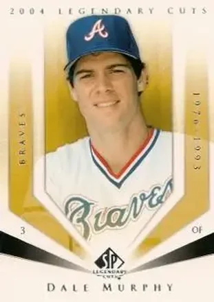 2004 SP Legendary Cuts #19 - Dale Murphy - Atlanta Braves