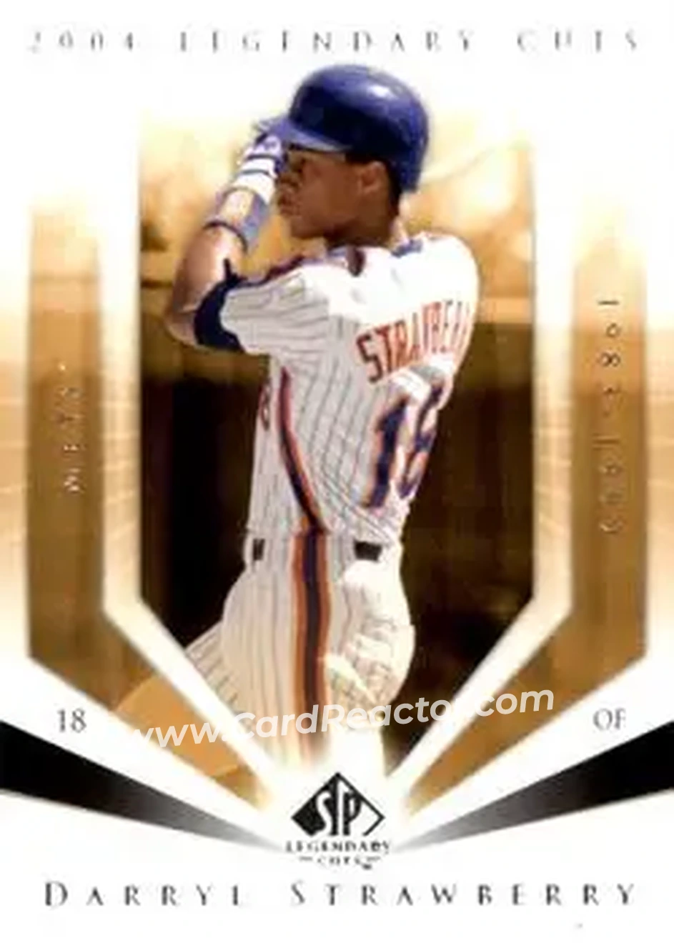 2004 SP Legendary Cuts #20 - Darryl Strawberry - New York Mets - Front