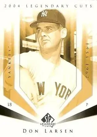 2004 SP Legendary Cuts #26 - Don Larsen - New York Yankees