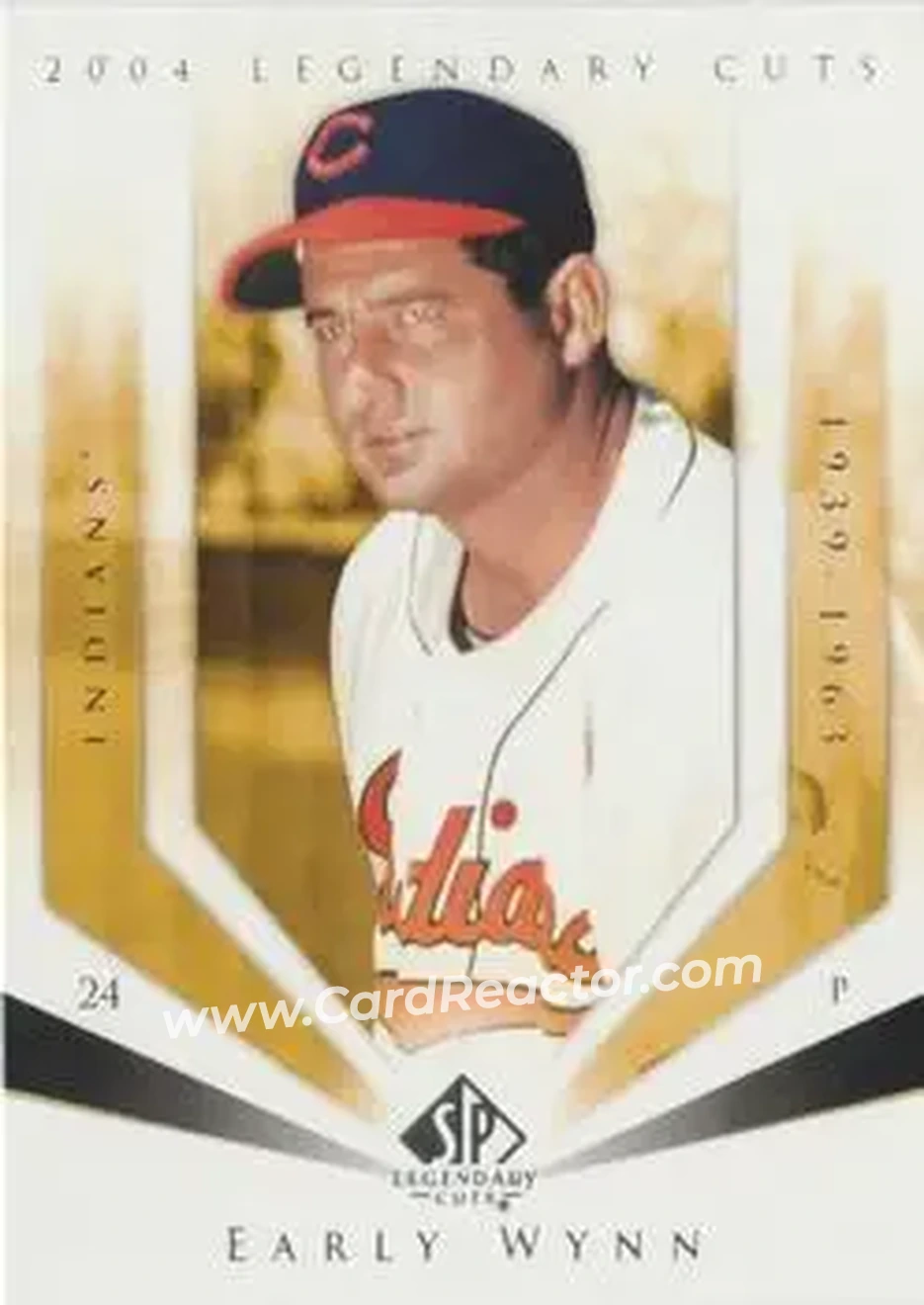 2004 SP Legendary Cuts #33 - Early Wynn - Cleveland Indians - Front