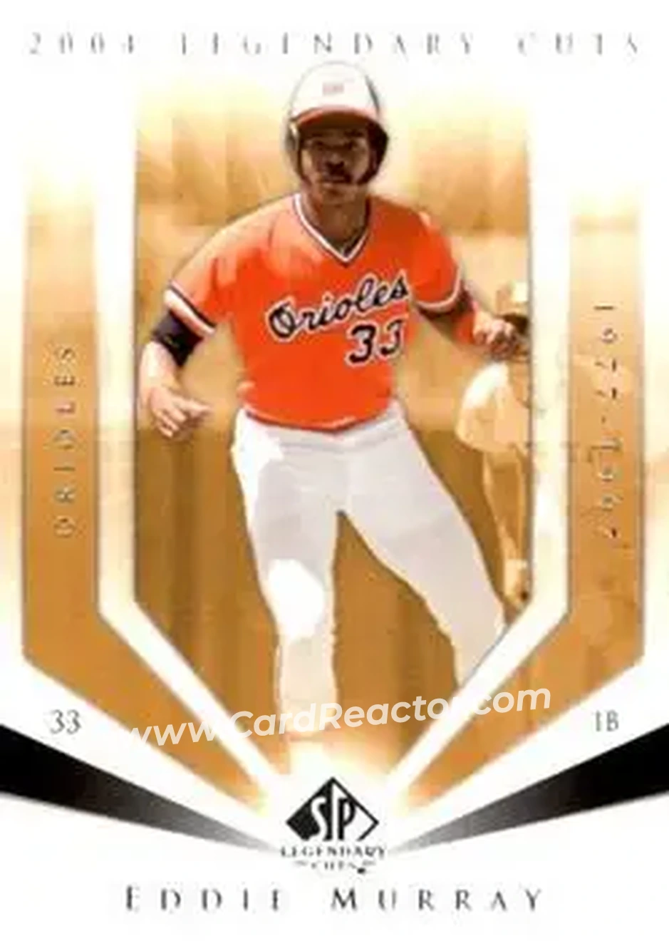 2004 SP Legendary Cuts #35 - Eddie Murray - Baltimore Orioles - Front