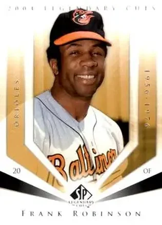 2004 SP Legendary Cuts #39 - Frank Robinson - Baltimore Orioles