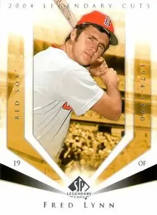 2004 SP Legendary Cuts #40 - Fred Lynn - Boston Red Sox