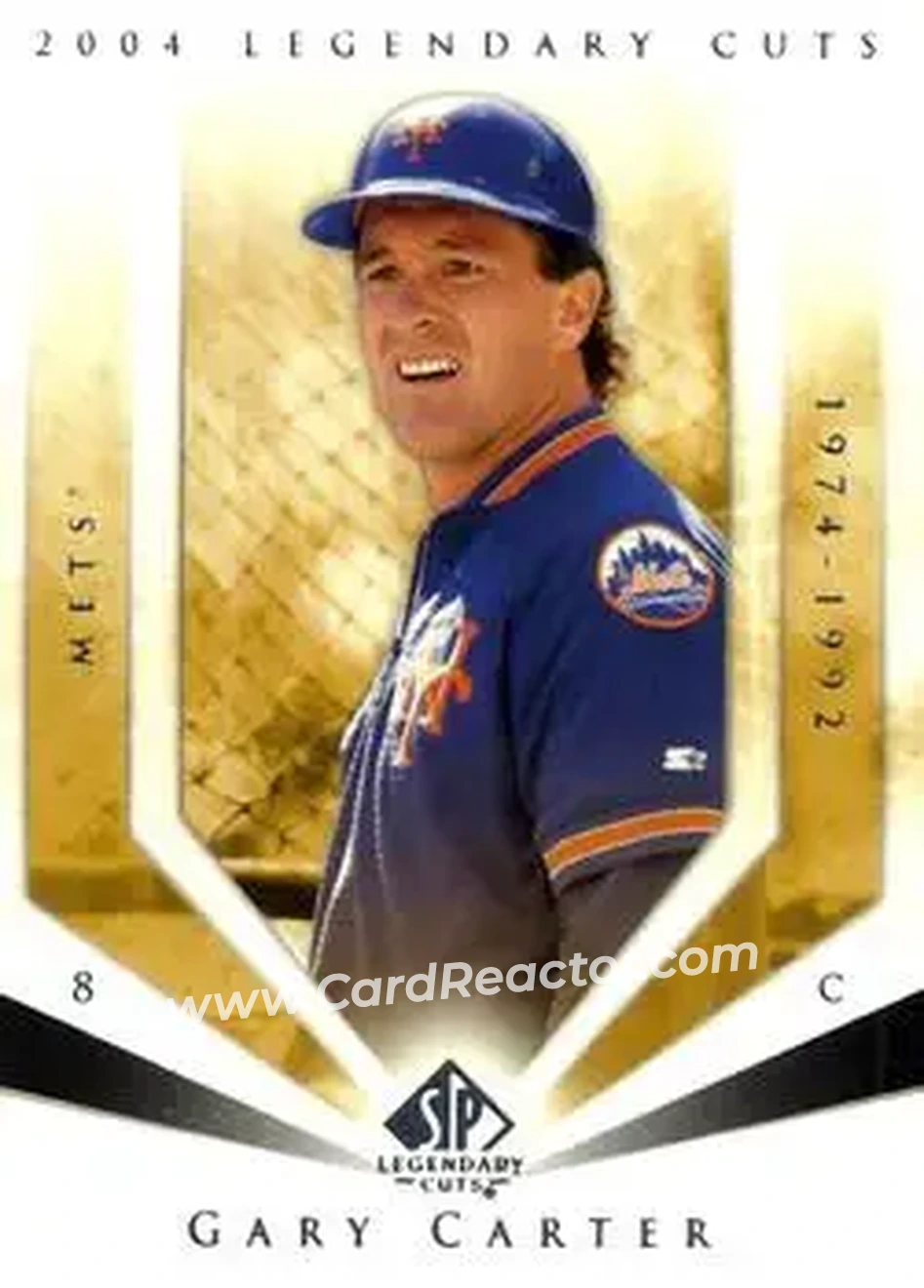 2004 SP Legendary Cuts #41 - Gary Carter - New York Mets - Front