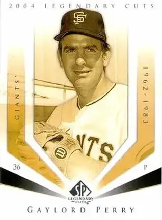 2004 SP Legendary Cuts #42 - Gaylord Perry - San Francisco Giants