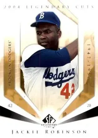 2004 SP Legendary Cuts #52 - Jackie Robinson - Brooklyn Dodgers