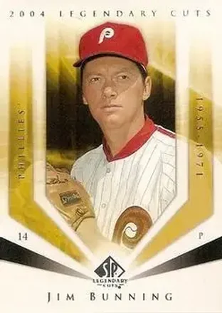 2004 SP Legendary Cuts #53 - Jim Bunning - Philadelphia Phillies