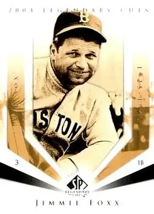 2004 SP Legendary Cuts #55 - Jimmie Foxx - Boston Red Sox
