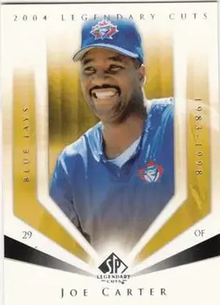 2004 SP Legendary Cuts #56 - Joe Carter - Toronto Blue Jays