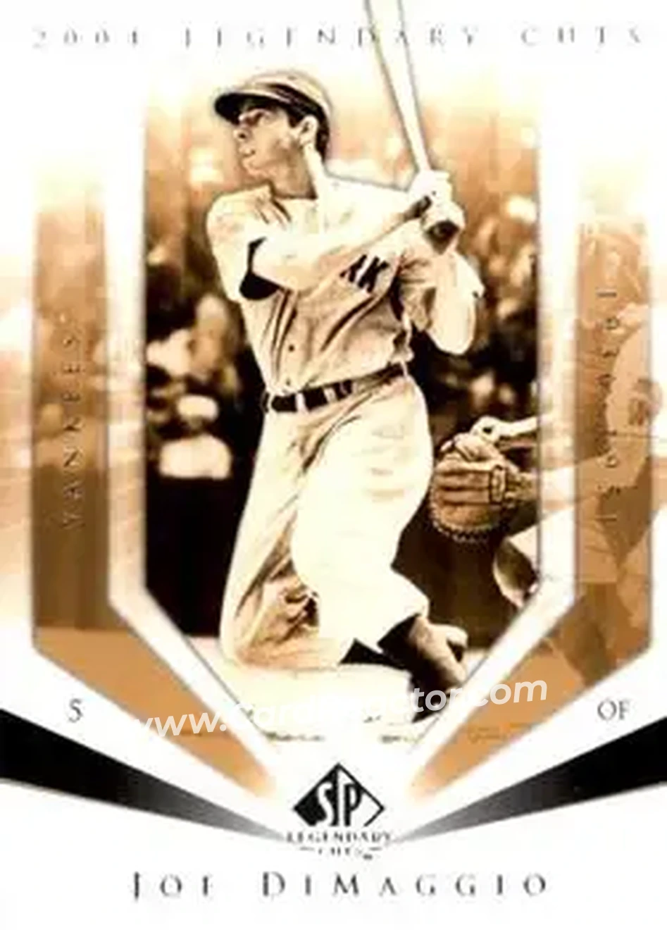 2004 SP Legendary Cuts #57 - Joe DiMaggio - New York Yankees - Front