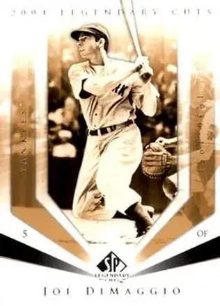 2004 SP Legendary Cuts #57 - Joe DiMaggio - New York Yankees